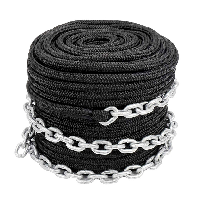 Anchor Line with Metal Anchor Chain