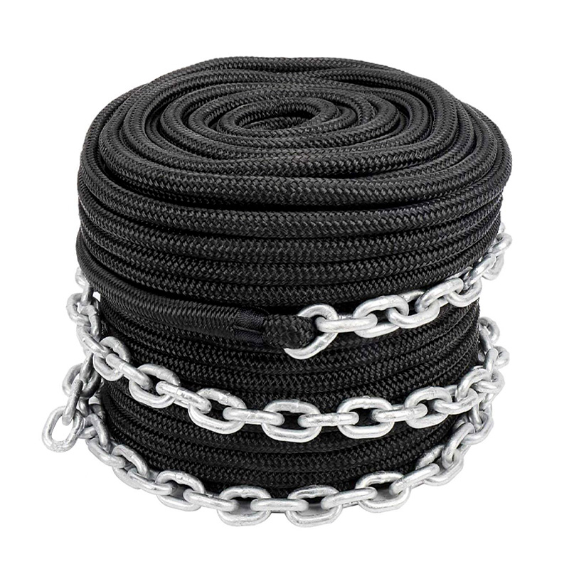 Anchor Line with Metal Anchor Chain