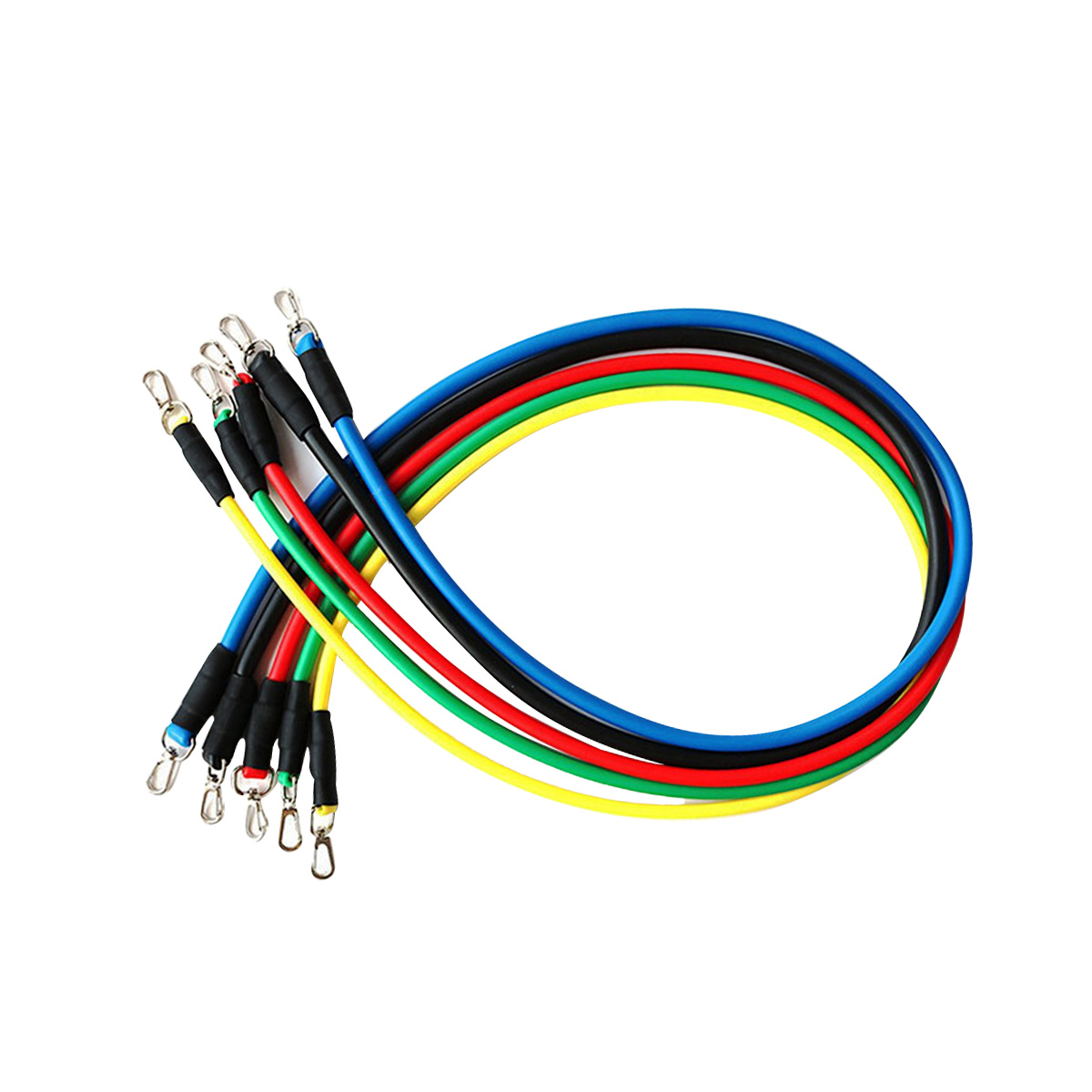 Rubber Pull RopeResistance Bands Fitness for Indoor Strength Training
