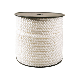 Twisted White Natural 3 Strands Nylon Rope