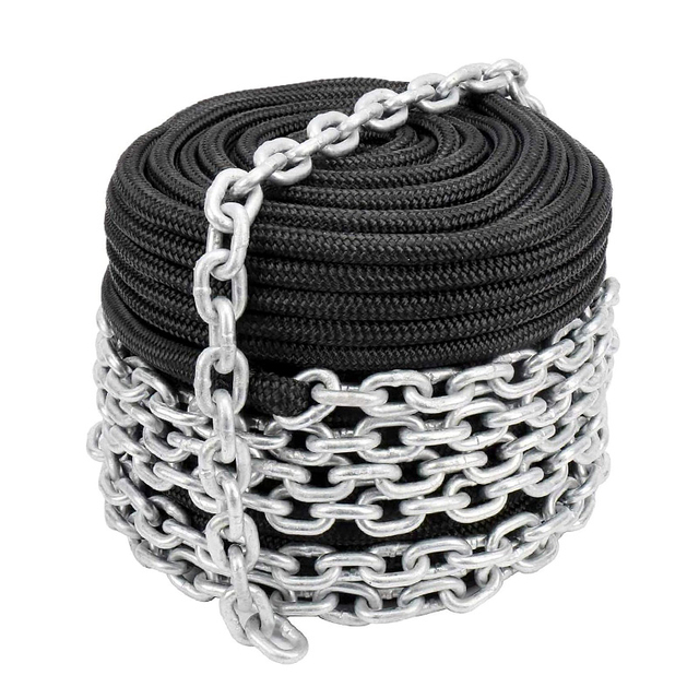 Anchor Line with Metal Anchor Chain