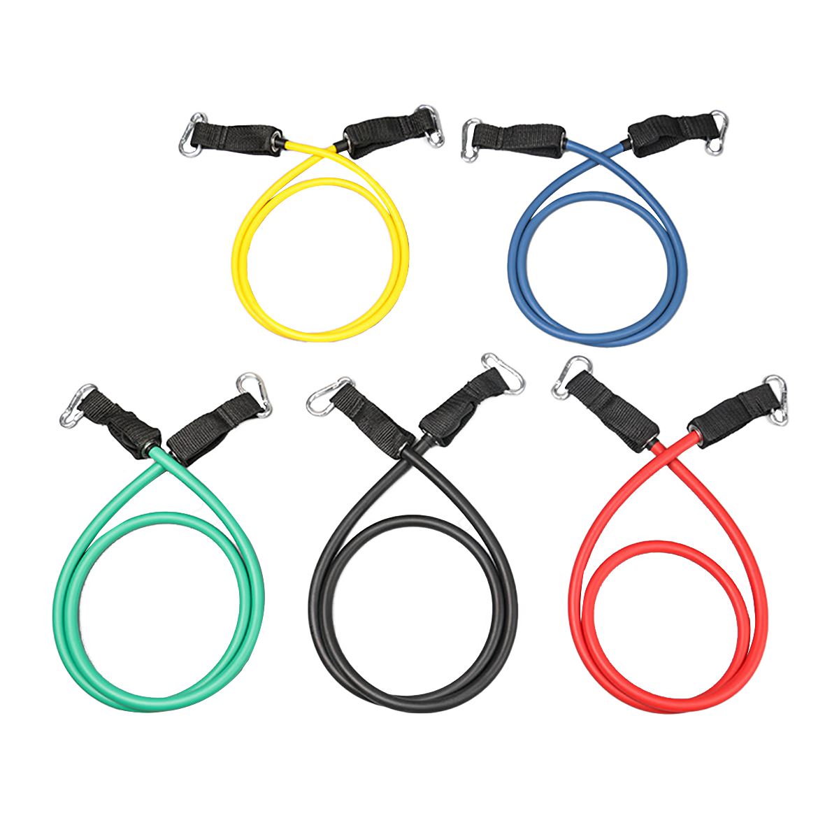 Rubber Pull RopeResistance Bands Fitness for Indoor Strength Training