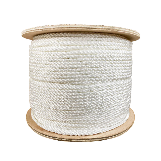 Twisted White Natural 3 Strands Nylon Rope