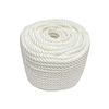 Twisted White Natural 3 Strands Nylon Rope