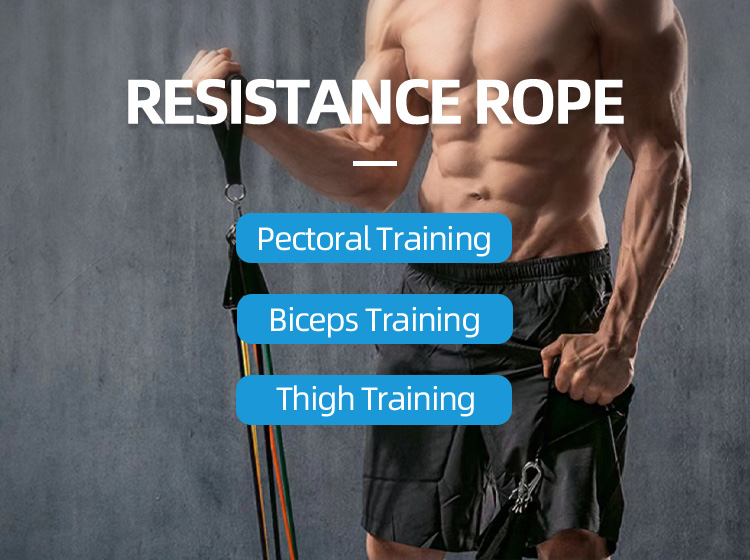 Rubber Pull RopeResistance Bands Fitness for Indoor Strength Training factory