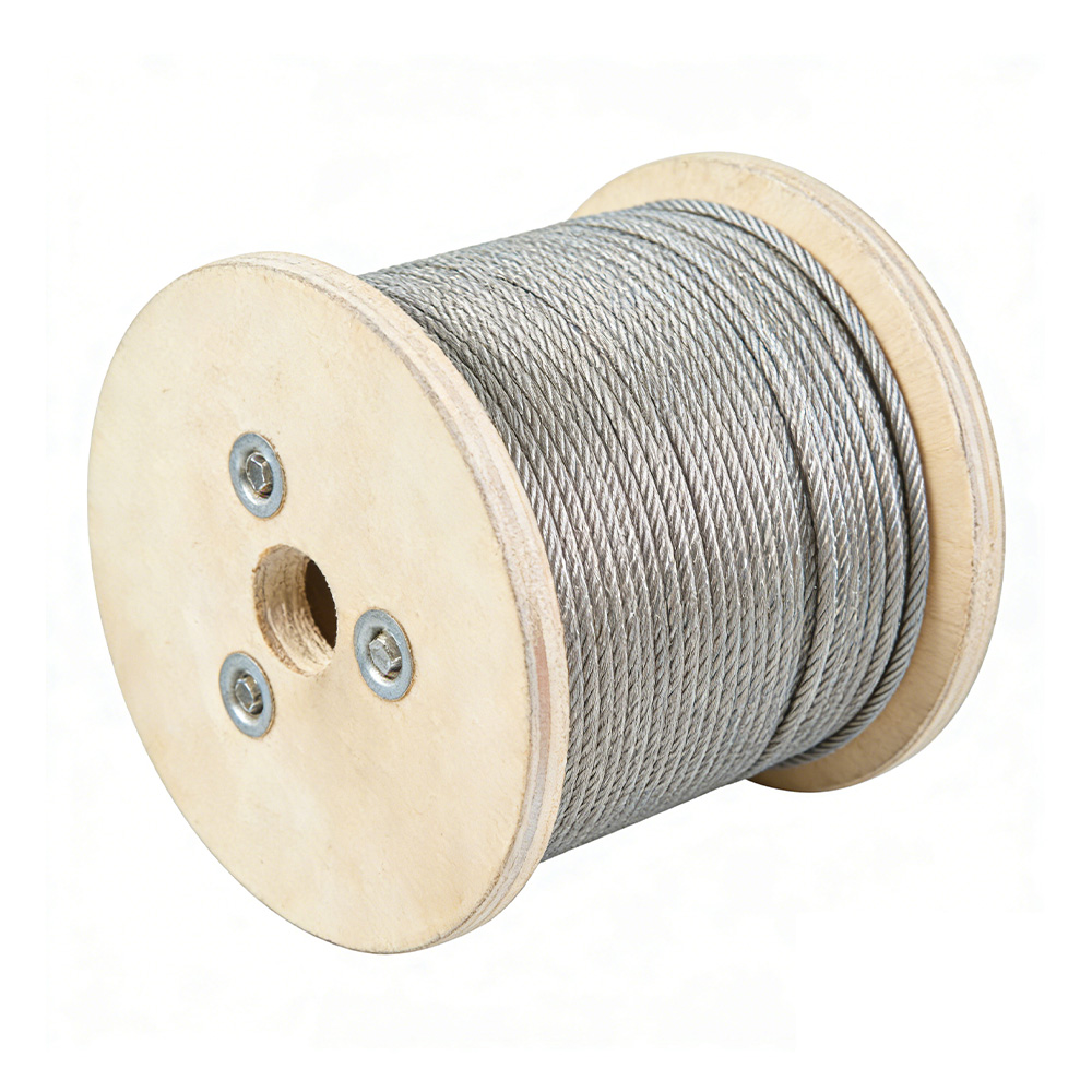 Stainless Steel Wire Rope 6×19 Strand Corrosion Resistant Marine Mooring Lifting Rope