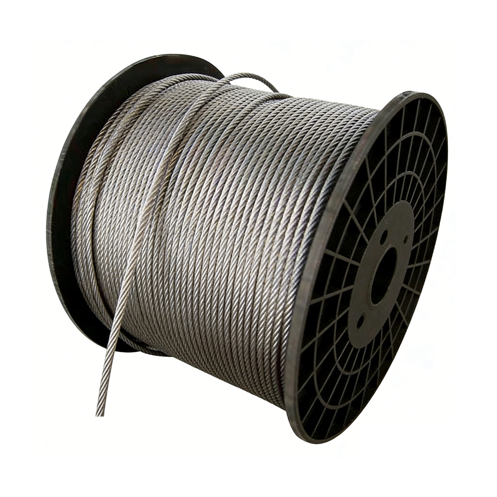 High Strength Steel Wire Rope Galvanized Industrial Hoisting Lifting Rope for Construction