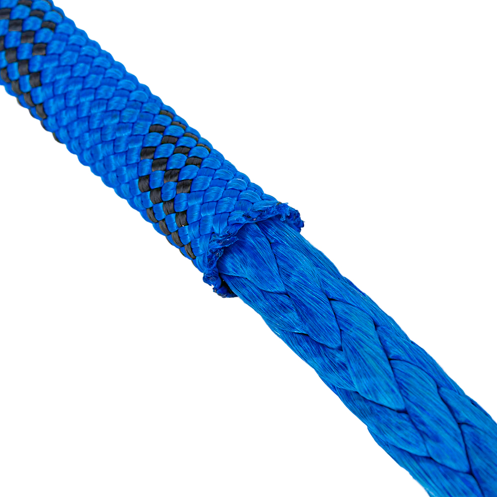 UHMWPE Braided Rope with Tight-Woven Jacket and Custom Marker Threads