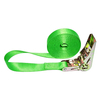 Colorful High Visibility Ratchet Tie Down Strap Polyester Cargo Belt