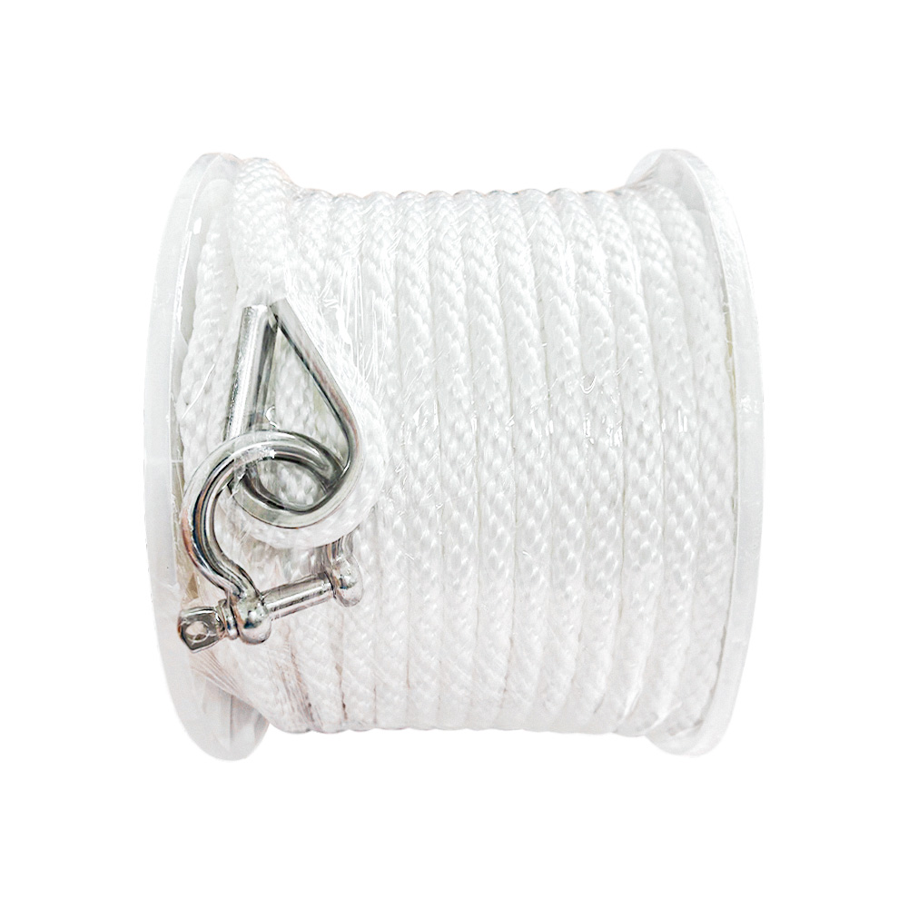 Solid Braided Polypropylene Filament Anchor Line with Thimble